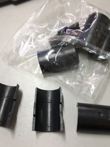 Black Plastic Metal Anti-Static Conductive Chain Bamboo Tube Clip Shelf Accessories Adjustable Height Multi-Functional Office Furniture