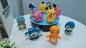 Keeppley | 75 Style Pokemon Building Blocks Assembly Anime Picachu Charizard Doll Blastoise Bulbasaur Gengar Bricks Toy for Kid Gift