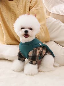 Áo nỉ dạ thu đông kiểu giả 2 lớp in chữ ngộ nghĩnh cho chó mèo thú cưng - Đen Ta pet shop