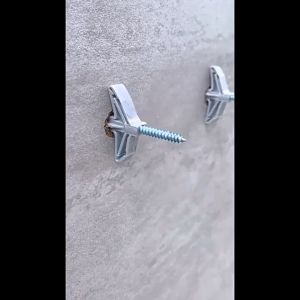 (100 ชิ้น) พุกผีเสื้อ พุกยิปซั่ม พุกร่ม พุกพลาสติก สกรูเกลียวปล่อย พุกยึดผนังกลวง COD