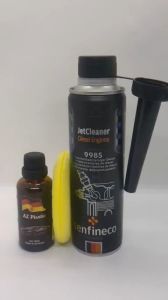 SENFINECO 9985 LÀM SẠCH ĐẦU KIM PHUN Ô TÔ MÁY DẦU VÀ AZ-PLASTIC 50ml (JetCleaner Diesel engines 9985 300ml and Az-plastic 50ml)