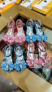 (Nhập nguyên hộp) Dép Bé Gái Đính Đá Đẹp Dép Công Chúa Bé Gái Lấp Lánh GLD054 Dép Cao Gót Lóng Lánh Cực Xinh Hàng Quảng Châu Cao Cấp