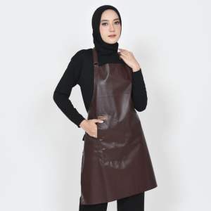 Celemek Oscar kulit Sintetis Waterproof Celemek Masak Dapur Chef Pelayan Cafe Waiters Original Handmade