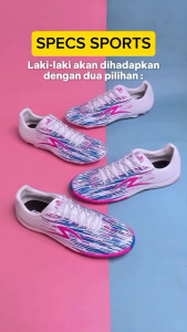 READY STOK ! SPECS SEPATU SEPAK BOLA LIGHTSPEED REBORN FG TERBARU WHITE MAGNIFICO BISA COD [CEKDULU]