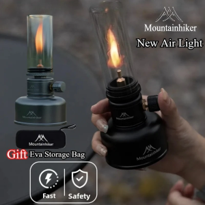 MOUNTAINHIKER Outdoor Camping Gas Lamp Set Picnic Retro Decorative Ambient light Creative Desktop Bedside Gas Light