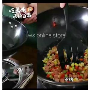 High Quality珍珠纹老式铁锅/轻巧炒锅/无涂层铁锅/免开锅铁锅/健康炒锅/蜂巢铁锅/老铁锅Pre-Seasoned Wok Premium Traditional Wok/Carbon Steel Wok/Cast Iron Wok/Cooking Wok/Kuali Besi /Kuali Honey Comb/Wok Hitam /Honey Comb