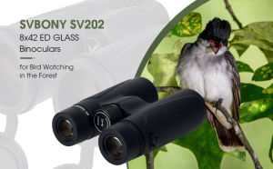 【ED】SVBONY SV202 Binoculars for Adults Portable  8X32/8X42/10X42/10X50 IPX7 Waterproof BaK4 Prism Extra-Low Dispersion ED Glass High Power Binocular for Concert Outdoor Birding  Stargazing