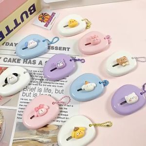 CUTTER MINI Karakter Pemotong Kertas Plastik Unboxing Paket Perlengkapan Atk Sekolah Travel Size Portable Kuromi Cinnamoroll Melody