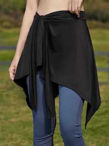 Running Yoga Pants Fitness Shorts Womens Sportswear Quick Dry Bare Sensation Dance Skirt Anti-Embarrassment Mini Skirt