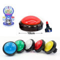 1 Piece Big Dome Push Button 100mm Round 12v Illuminated Led For DJ Vidoe Arcade Game Machine Buzzer Self Resetting Switch. 