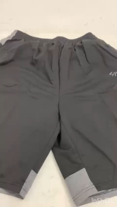 SELUAR PENDEK LELAKI BERSAIZ BESAR DUA POKET ADA ZIP