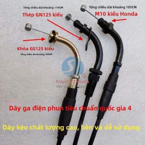 Dây Ga Chung Cho Xe Điện Phun Xăng Và Xe Đạt Tiêu Chuẩn Euro IV