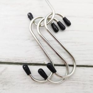 BOSSLU 4Pcs Gantungan Hook Bentuk S Gantungan Multifungsi S Type Sling Dog 1MN467