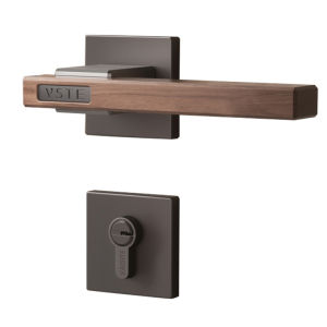 VAISITE | Quiet Magnetic Walnut Bedroom Door Lock