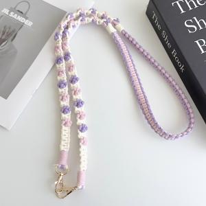 Handwoven Bohemian Wide Version Crossbody Cat Claw High End Bag Mobile Phone Lanyard Shoulder Strap Loss Prevention