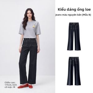 Semir | Quần Jeans Suông Xòe Phong Cách Mùa Thu Bị Mòn