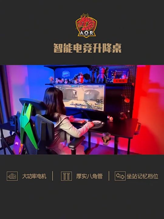 Elevating Computer Desk Carbon Fiber Electric Elevating Table ...