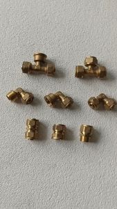 [ VIENA ] Fitting / Sambungan Pipa Air Panas Kuningan 1/2" Inch