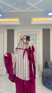 Mukena Khalifa Bahan Rayon Diamond Mix Twill Terbaru