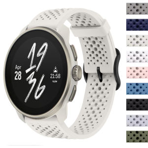 Tali Jam Tangan silikon 22มม. สำหรับ Suunto 9 Peak Pro dlc/ 5สายรัดข้อมือสำหรับ Suunto Race S/Ocean/กีฬาแนวตั้งระบายอากาศได้