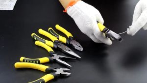 3 piece pliers set Heavy Duty Pliers Tool set 8 Inches Wire cutter/6 Inches diagonal cutting pliers /8 Inches sharp nose pliers