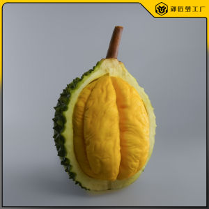 Realistic King of Fruits Durian Model Decoration Popular Gold Pillow Fruit And Vegetable Model Props Photography Fruit Shop Decor