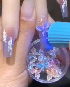 Handheld Nail Lamp Transparent Cover USB Rechargeable Mini UV Nail Light for Beginners Professionals DIY at Home Nail Salon