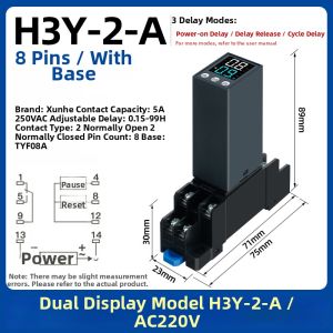 MEINWAY | Delay Controller Timer Relay Electronic Display