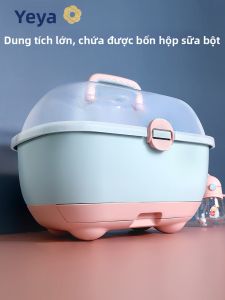 YEYA | Baby Utensil and Dishes Storage Organizer with Lid