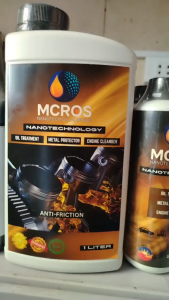 MCROS Nanotechnology Oil Treatment 1LITER – Advanced Engine Protection | Reduces Friction | Restores Performance