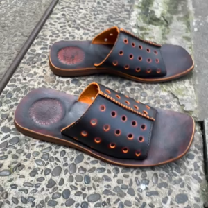 Sandal Kulit Sapi Asli Pria – Handmade Premium Cibaduyut