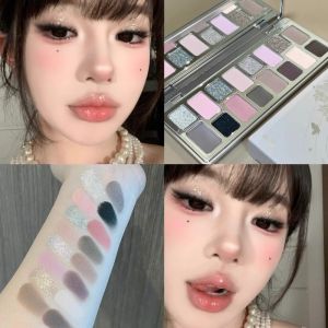 Bảng Mắt Bóng & Lì Màu Khói Tím 16 Màu