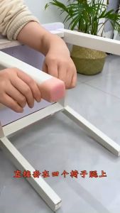 Reviln ปลอกซิลิโคนที่รองขาเก้าอี้ ป้องกันการเคลือนย้ายที่มีสีเสียงดัง และ ขุด ขีดพื้น ราคาต่อ แพ็ค chair foot cover