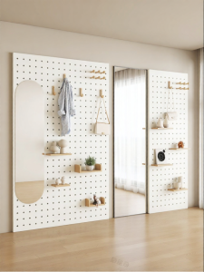 BEIQIVI | Multi-functional Wall Mounted Full-length Mirror Panel Storage Board