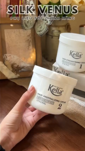 Kem duỗi tóc kella trắng 500ml strong. dành cho tóc khỏe