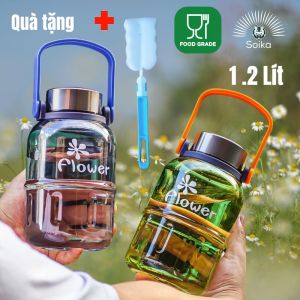 Bình nước Flower mùa hè cho nữ SOIKA SW04 dung tích 12 lít