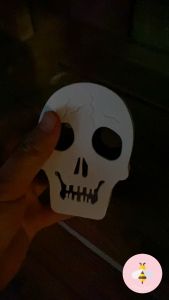 Pinky Bee Dekorasi Halloween Lampu LED Tengkorak 66162300