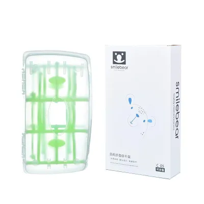 Portable Bottle Drying Rack Travel Foldable Detachable Milk Bottle Drying Stand Wide Mouth Baby Bottles Holder Storage Organizer