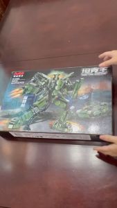 Đồ chơi lắp ráp S3321 613pcs mô hình xe tăng chiến đấu biến hình robot đồ chơi lắp ráp trí tuệ cho bé