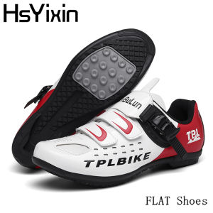 MTB Cycling Sneakers for Men And Women Flat Mountain Bike Shoes with SPD Cleats Road Bike Speed Sneakers Off-Road Cycling Footwe
