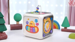 Đồ Chơi Hình Khối Lục Giác Âm Nhạc Tiếng Anh Toykingdom – Dành Cho Sự Phát Triển Đầu Đời Bé – Cho Bé từ 6th