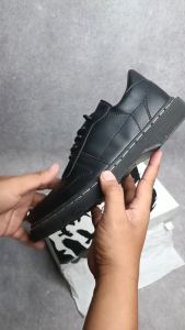 SHID Sepatu Formal Pantofel Kerja Casual Pria -Muzan Hitam