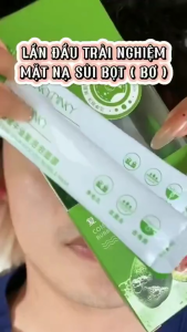 Mặt Nạ Sủi Bọt Thải Độc Chiết Xuất Quả Bơ Giúp Thải Độc Dưỡng Da - Chính hãng