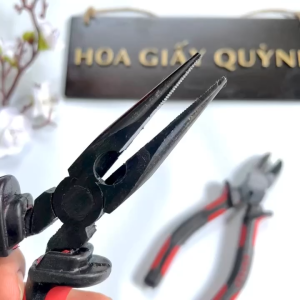 Kìm cắt và kìm nhọn lớn(đỏ)