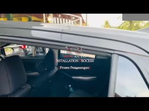 (4 PCS) Air Press GAC AION Y PLUS Window Tingkap kereta Door Visor Mugen tingkap kereta GS3EMKOO (With 3M adhesive tape