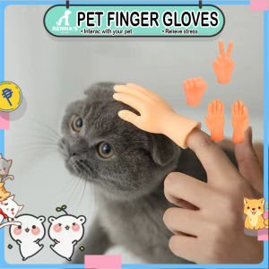 Rennas Cat Finger Toy For Cat Toys Cat Teaser Toy Human Fake Hand Finger Gloves Cat Interactive Toy