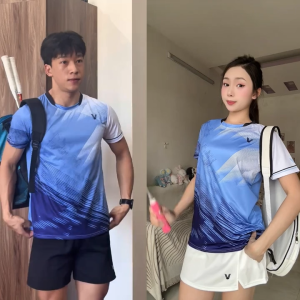 Áo Cầu Lông Quần Cầu Lông Bộ Cầu Lông Nam Nữ Chuyên Nghiệp Vải Thoáng Khí A869 - V Badwear