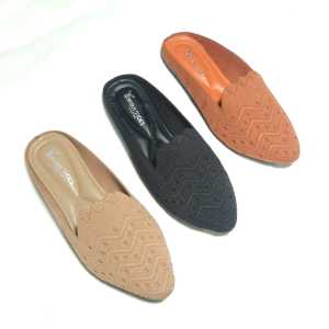 harddoline sandal flat wanita rajut bahan upper import VIANE TERLARIS