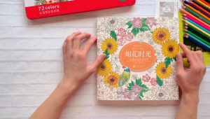 6pc/set Adult relieve stress coloring book Mandala abstract pattern coloring books for adults : Meditation moment梦幻之旅遇见莲花我想静静涂色书大人曼陀罗绘画本成人减压解压填色本涂鸦涂色画本