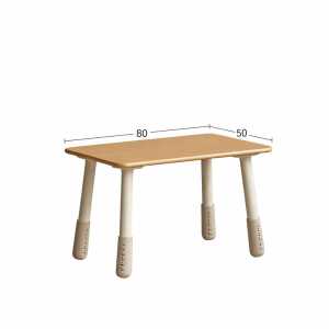 WEISHA | Adjustable Solid Wood Childrens Study Desk Toy Table Game Table